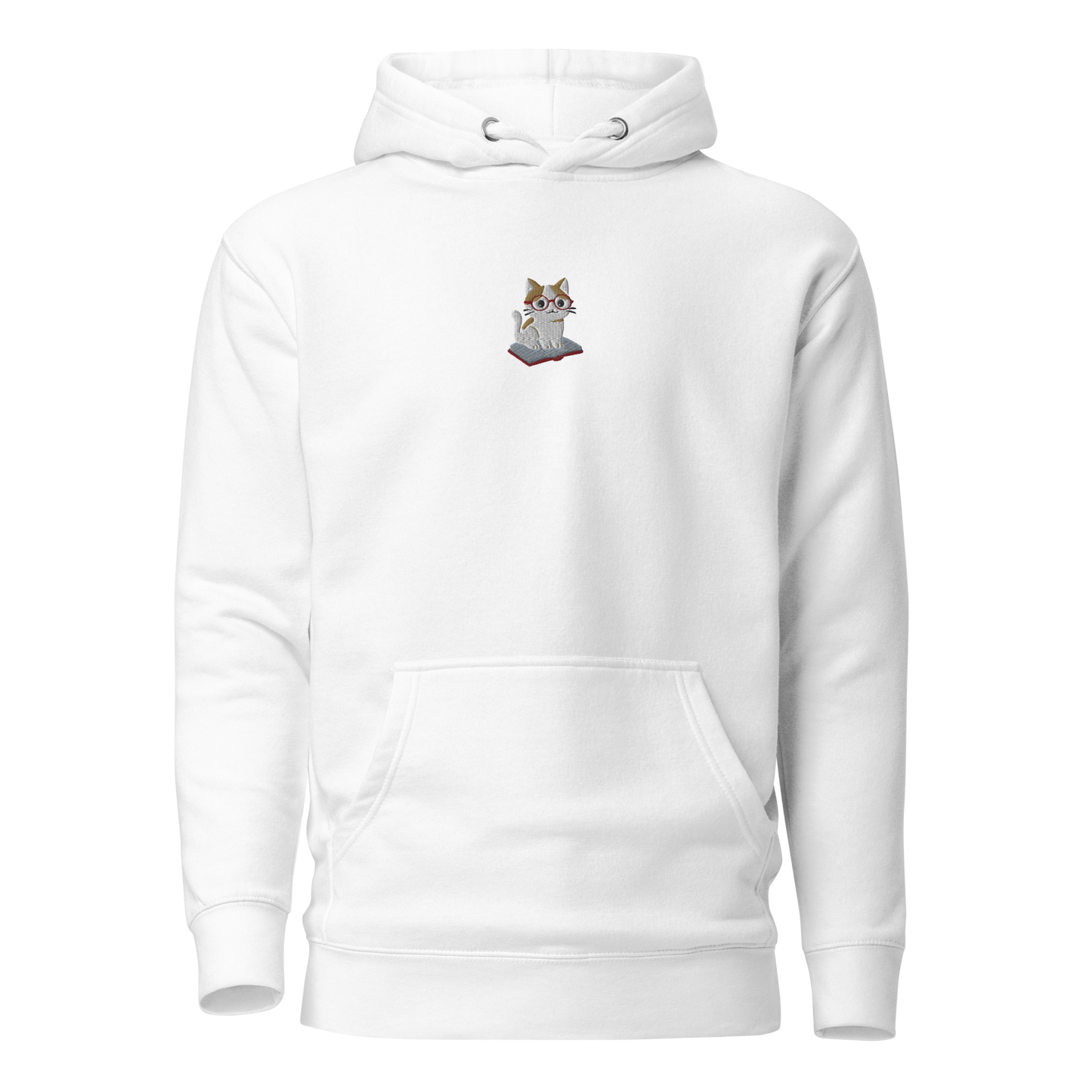 bookish cat - hoodie