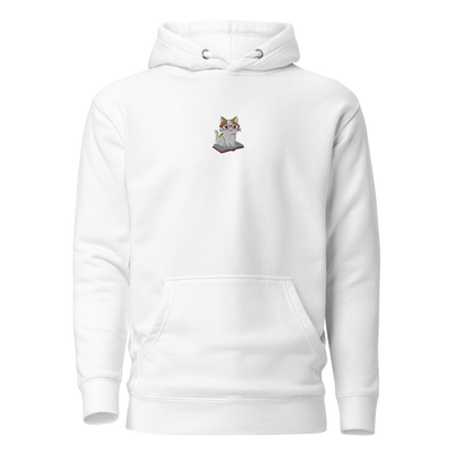 bookish cat - hoodie