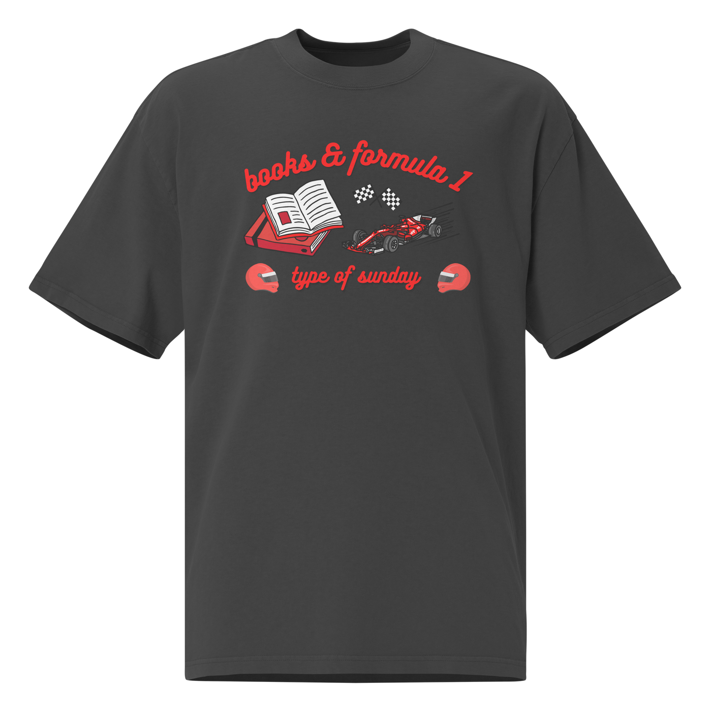 books & formula 1 - t-shirt premium