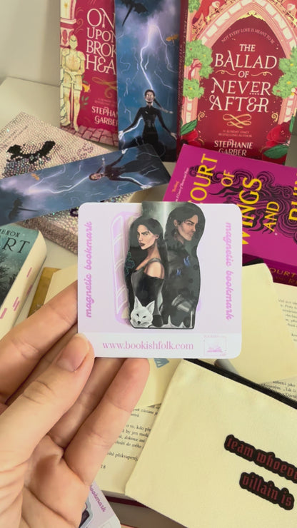 Saeris and Kingfisher - magnetic bookmark