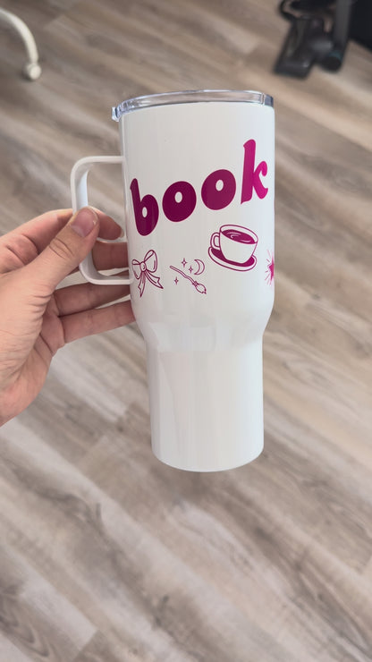 book girlie - cestovní hrnek