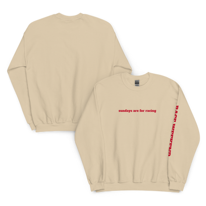 sundays are for racing - crewneck
