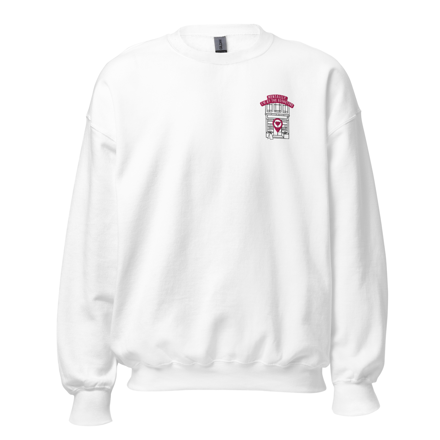 at the bookstore - crewneck