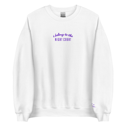 I belong to the night court - crewneck