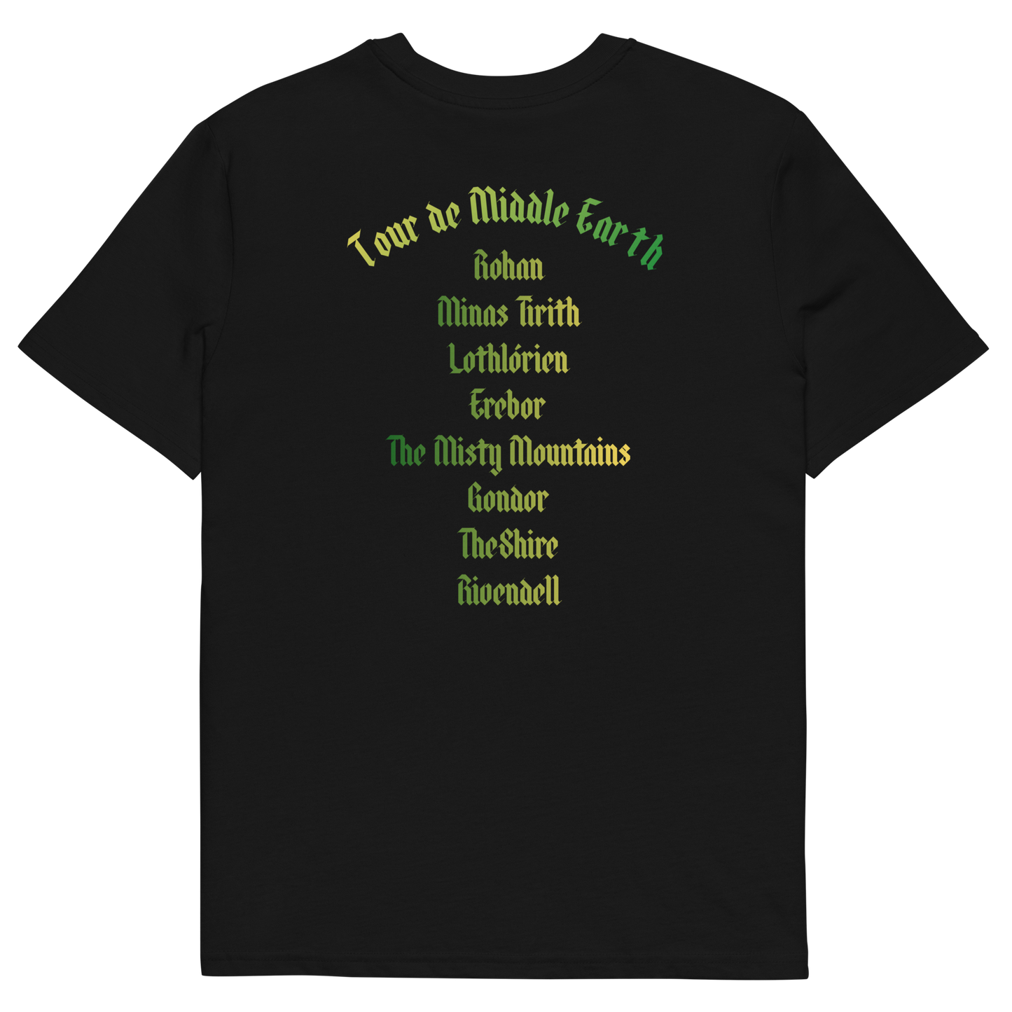 Tour de Middle Earth - t-shirt