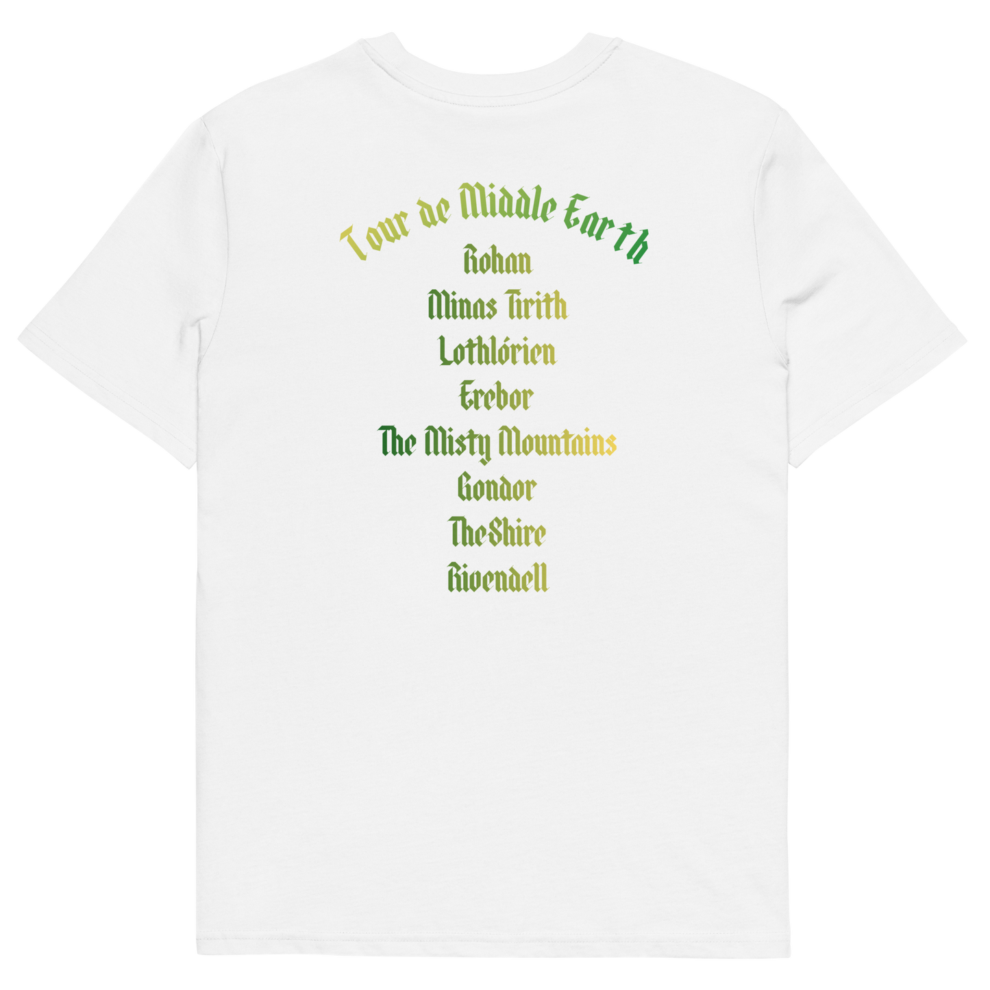 Tour de Middle Earth - t-shirt