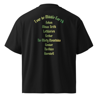 Tour de Middle Earth - oversized triko