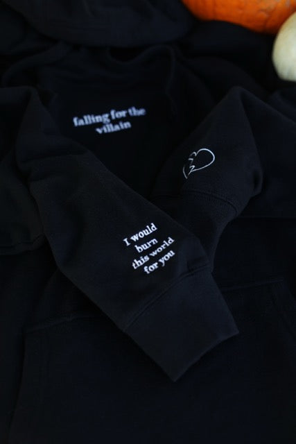 falling for the villain - hoodie