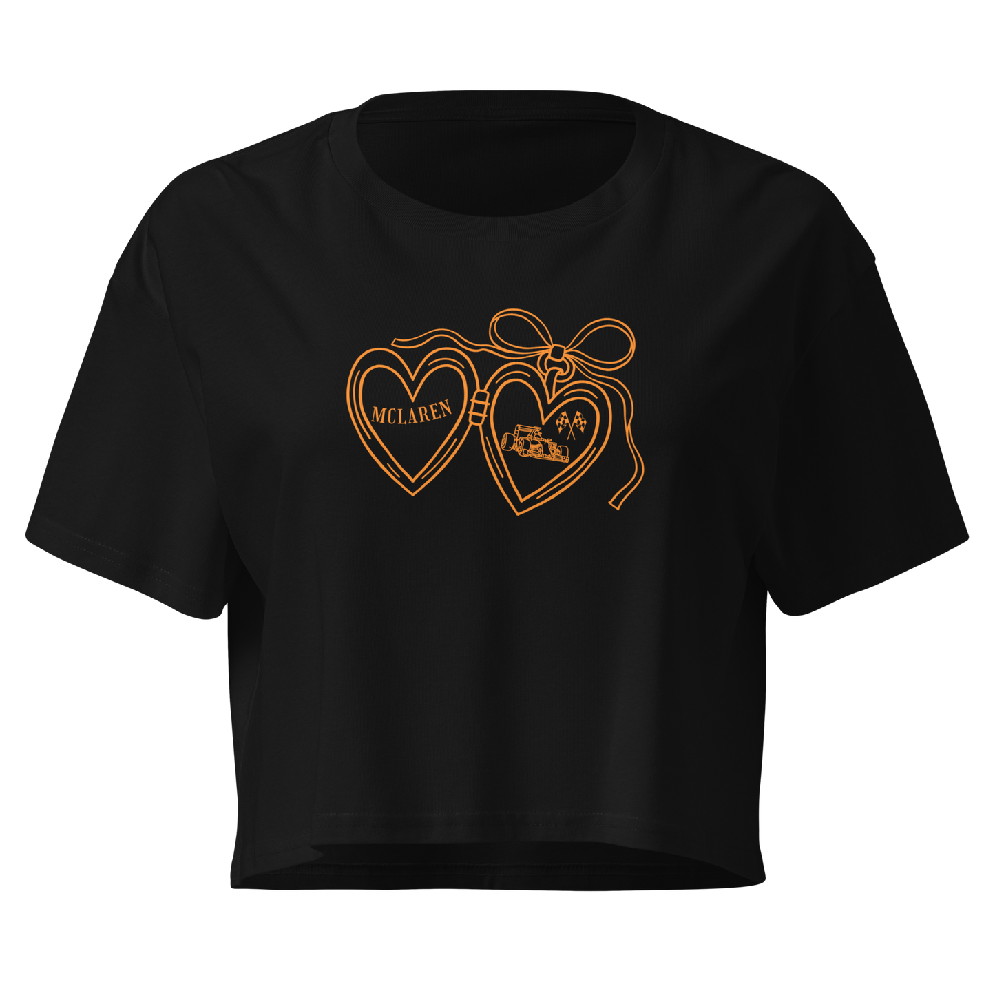 mclaren heart - crop top