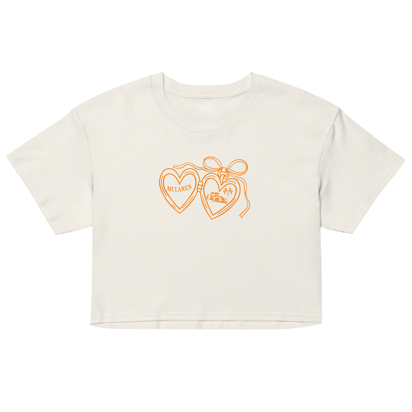 mclaren heart - crop top