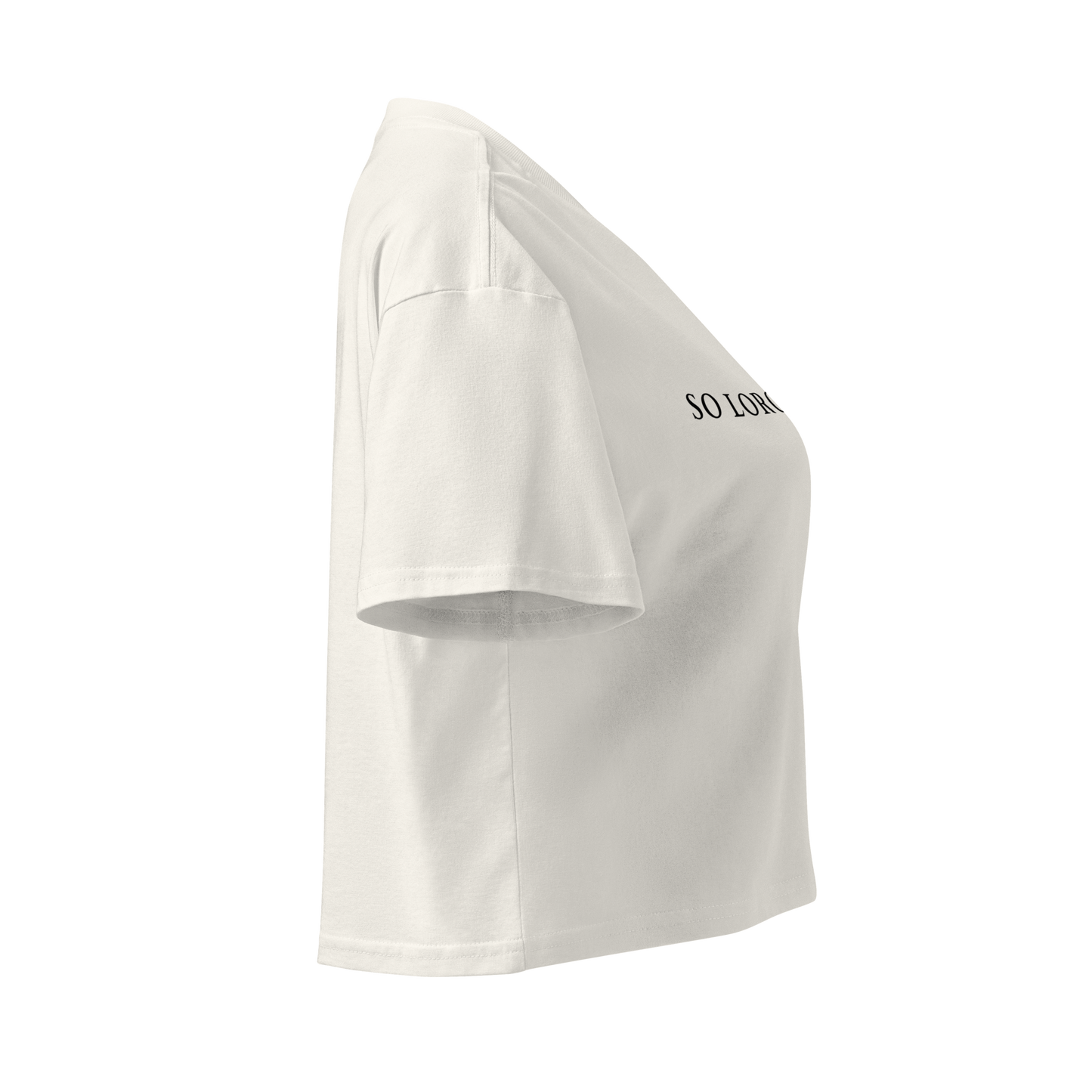 So Lorcan did - crop top