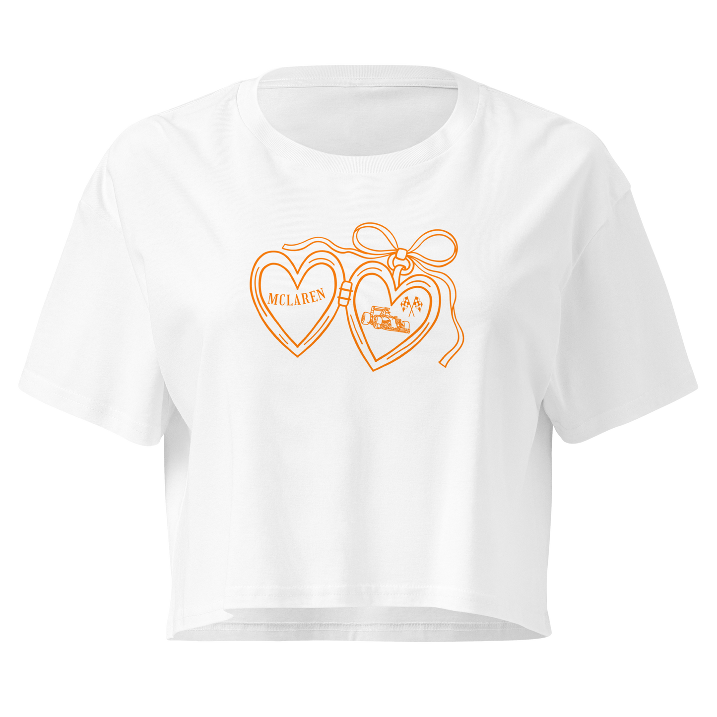 mclaren heart - crop top
