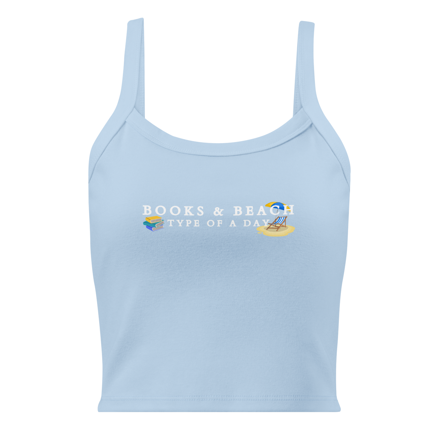 books & beach - tank top