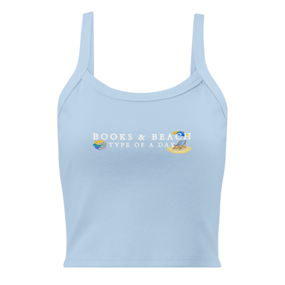 books & beach - tank top